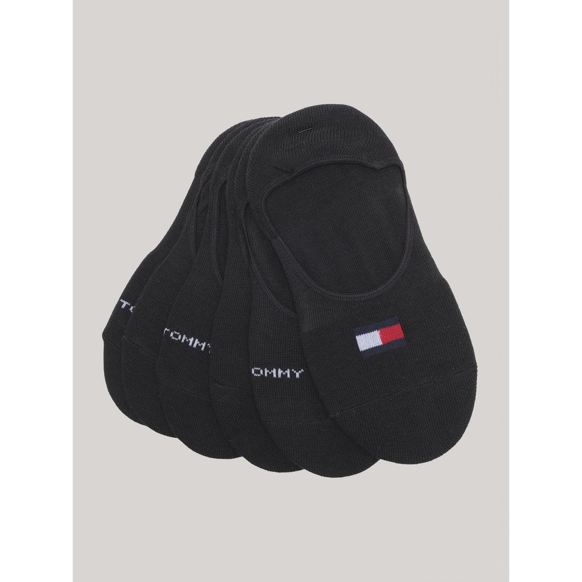 TOMMY HILFIGER - Pack De 6 Calcetines Sport Negro Tommy Hilfiger