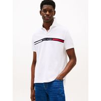 Polo Chest Insert Logo Blanco