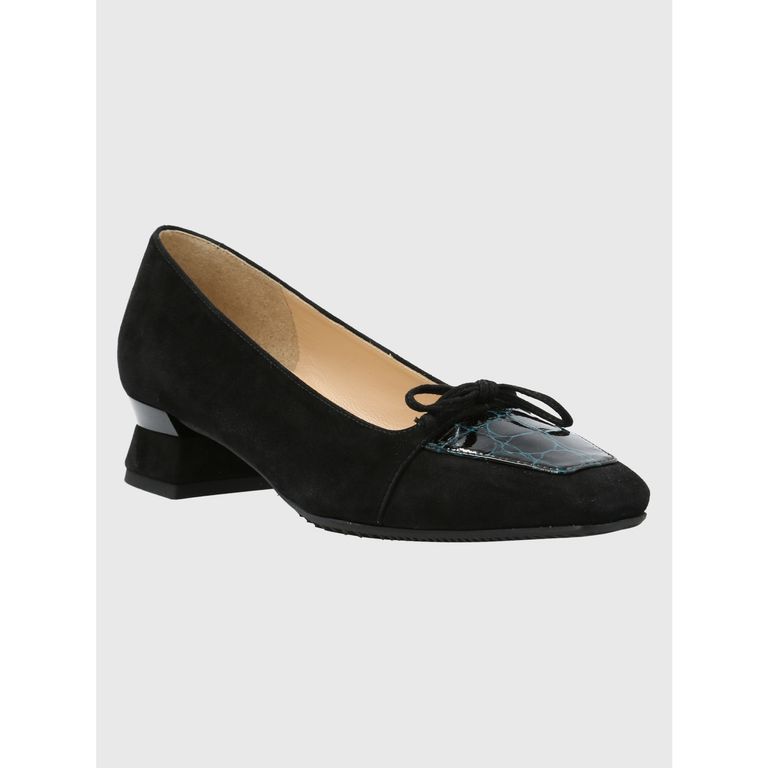 Zapato Cuero Mujer Dina Negro