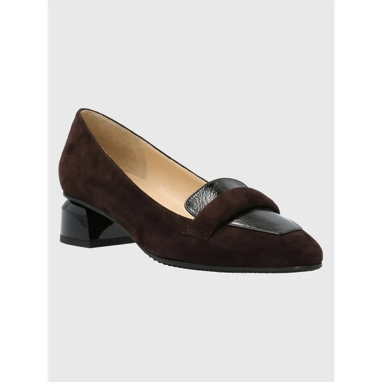 Zapato Cuero Mujer Alvize Café Oscuro