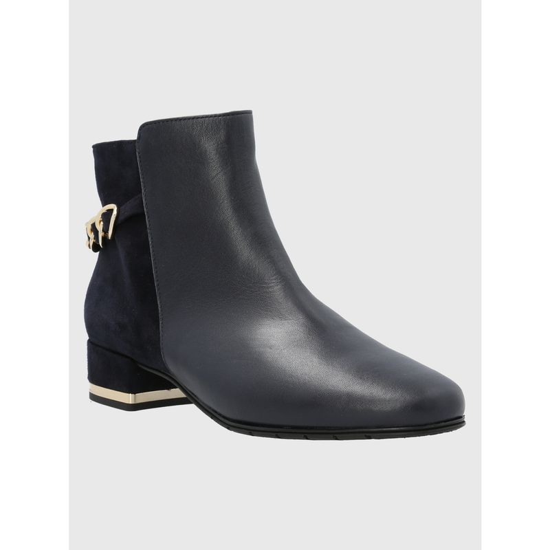 HUSH PUPPIES - Botín Cuero Mujer Alesandra Azul Marino HUSH PUPPIES