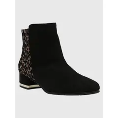 HUSH PUPPIES - Botín Gamuza Mujer Renata Negro