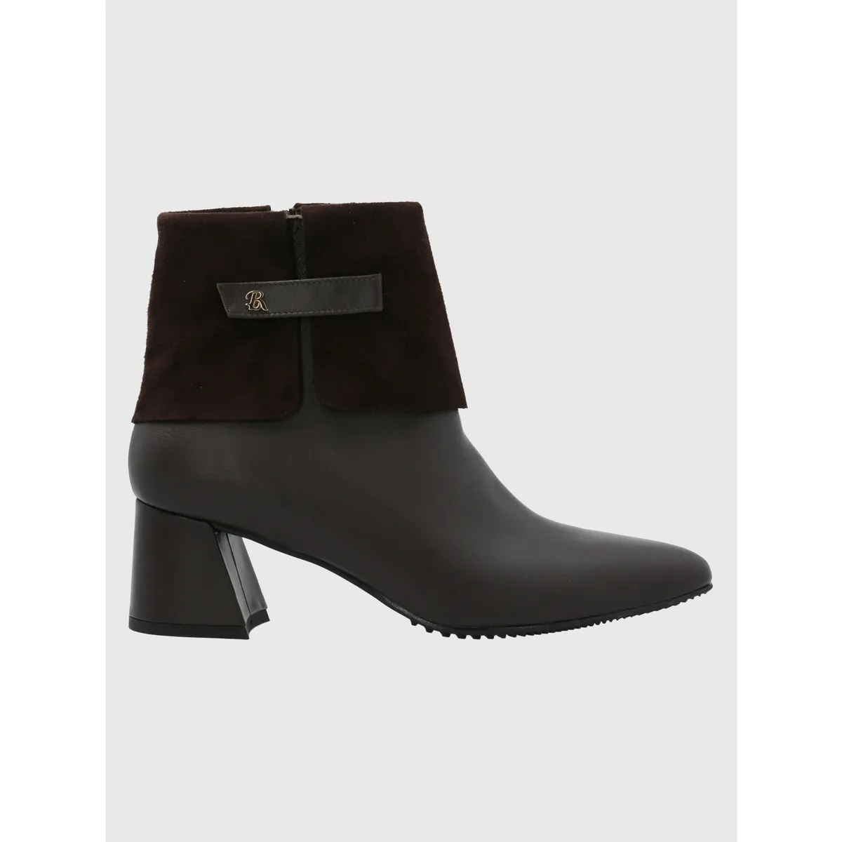 HUSH PUPPIES - Botín Cuero Mujer Mattia Café Oscuro HUSH PUPPIES