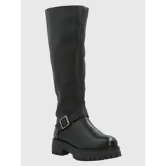 HUSH PUPPIES - Bota Cuero Mujer Londa Negro