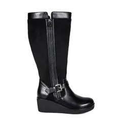 BEGOÑA - Bota Mujer Alfia Negro Ancho XL