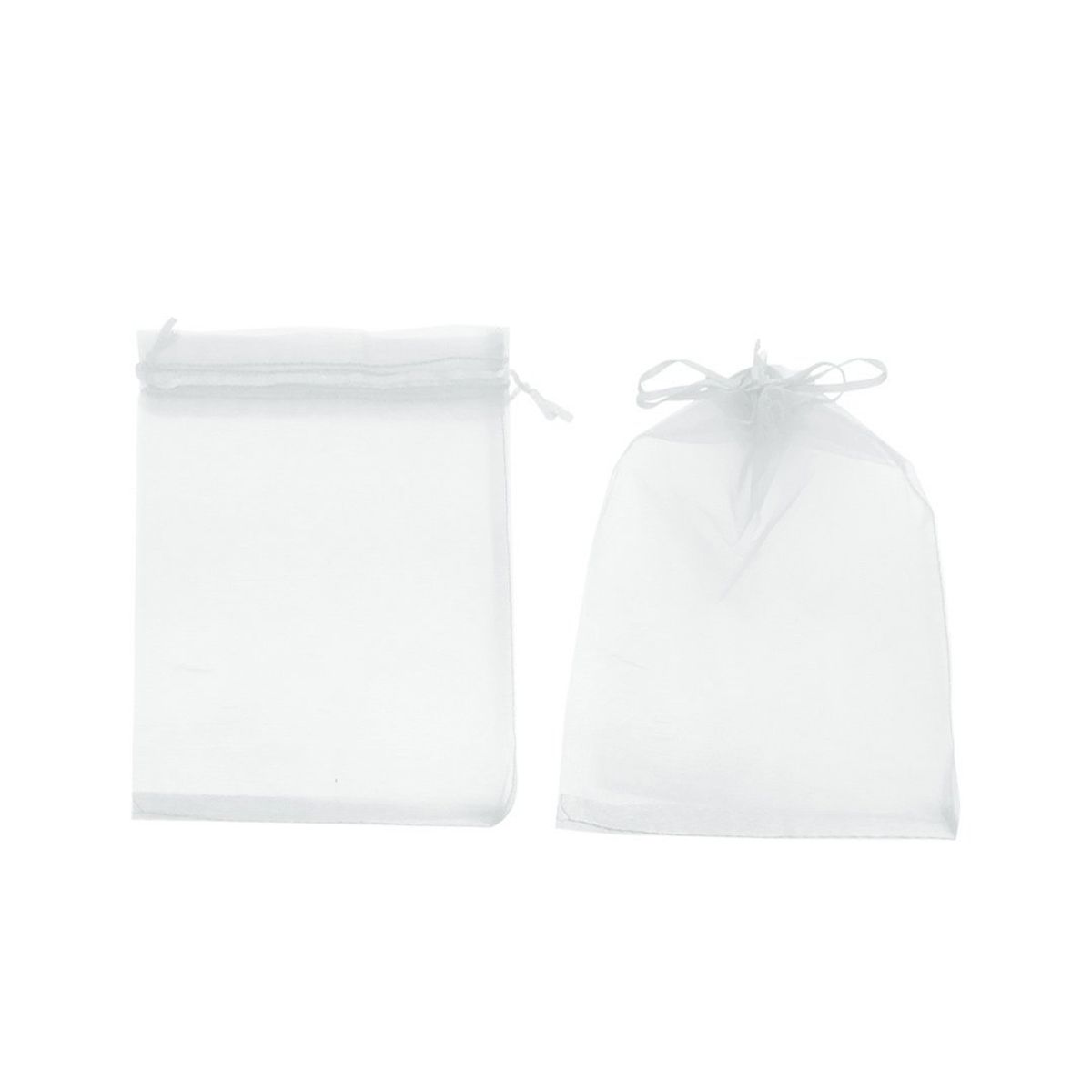 GENERICO - BOLSA ORGANZA Blanca 17X23CM X12UNI