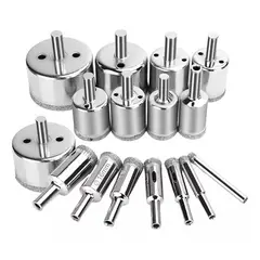 GENERICO - Brocas Copa Para Cerámicos Mármol Vidrio Piedra 16pcs
