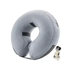 GENERICO - Collar Inflable Recuperación Perros Gatos Ajustable Suave