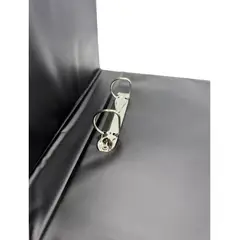 RHEIN - Carpeta Negra Archivador Oficio Carta 2 Anillos