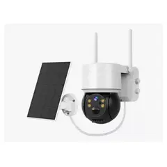 GENERICO - Cámara Solar Seguridad Ip 1080p Wifi 360° Exterior Inalámb