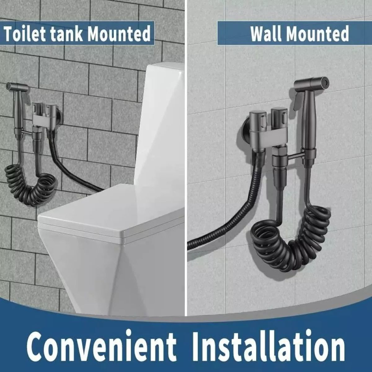 MUNDO MAGIA - Ducha Bidet Arabe Acero Inoxidable Baño Wc Inodoro Kit 4en1