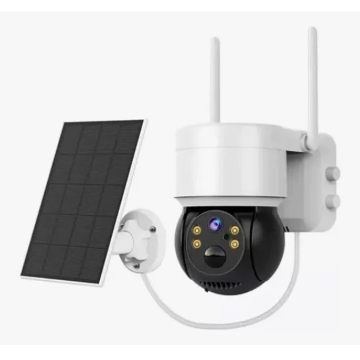 GENERICO - Cámara Solar Seguridad Ip 1080p Wifi 360° Exterior Inalámb