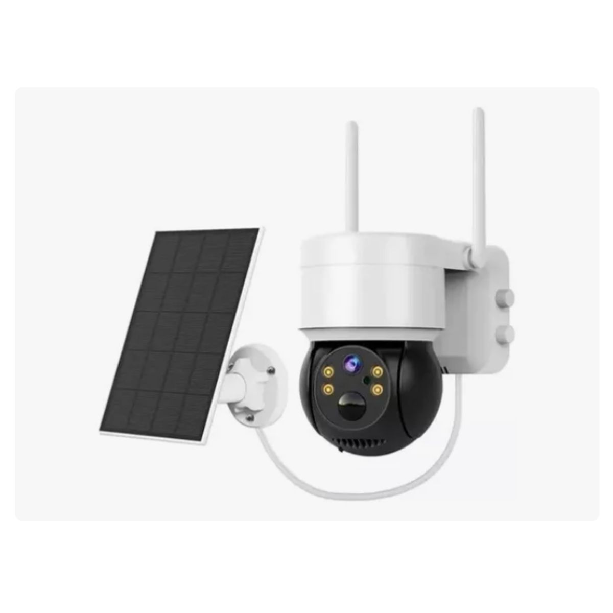 GENERICO - Cámara Solar Seguridad Ip 1080p Wifi 360° Exterior Inalámb