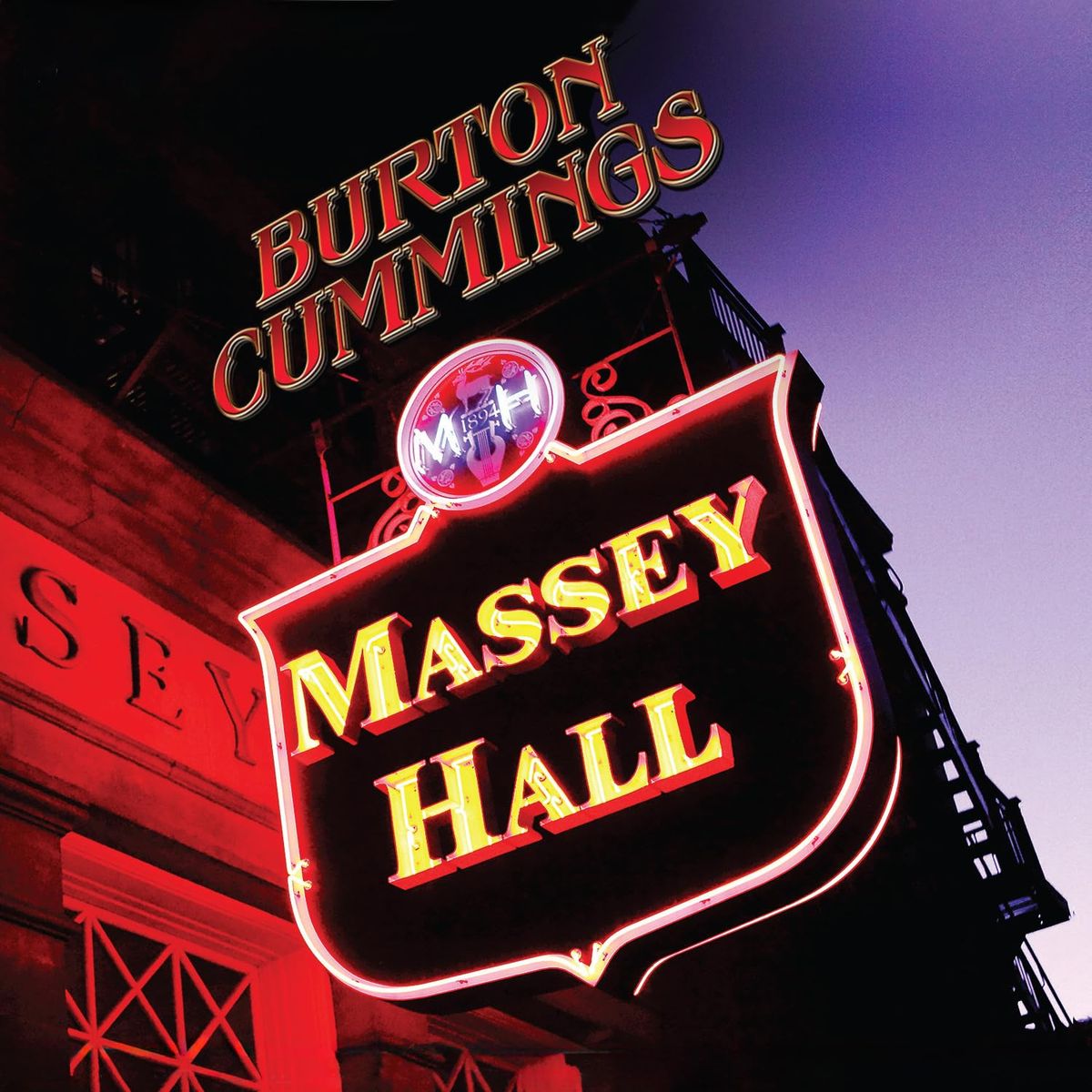 HITWAY MUSIC - BURTON CUMMINGS - MASSEY HALL LIVE IN TORONTO 2LP RED VINYL - VINILO