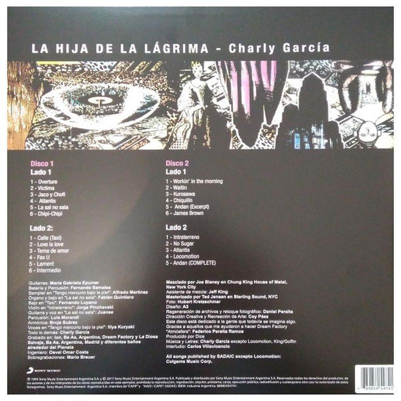 HITWAY MUSIC - CHARLY GARCIA - LA HIJA DE LA LAGRIMA - VINILO