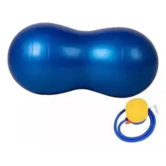 MUNDO MAGIA - Balón Ovalado Pilates Yoga Tipo Maní 90x45cm Rehabilitación