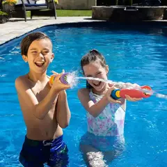 MUNDO MAGIA - Pack X6 Pistola Lanza Agua Espuma Verano Piscina 40
