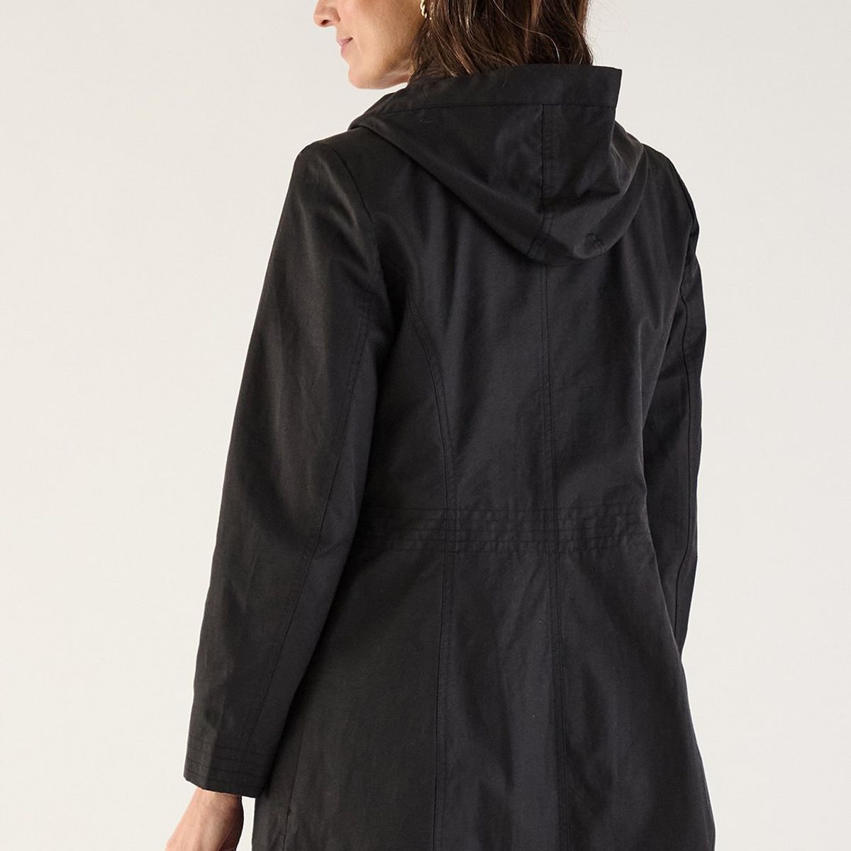 MA GRIFFE - Trench Negro Mujer Magriffe