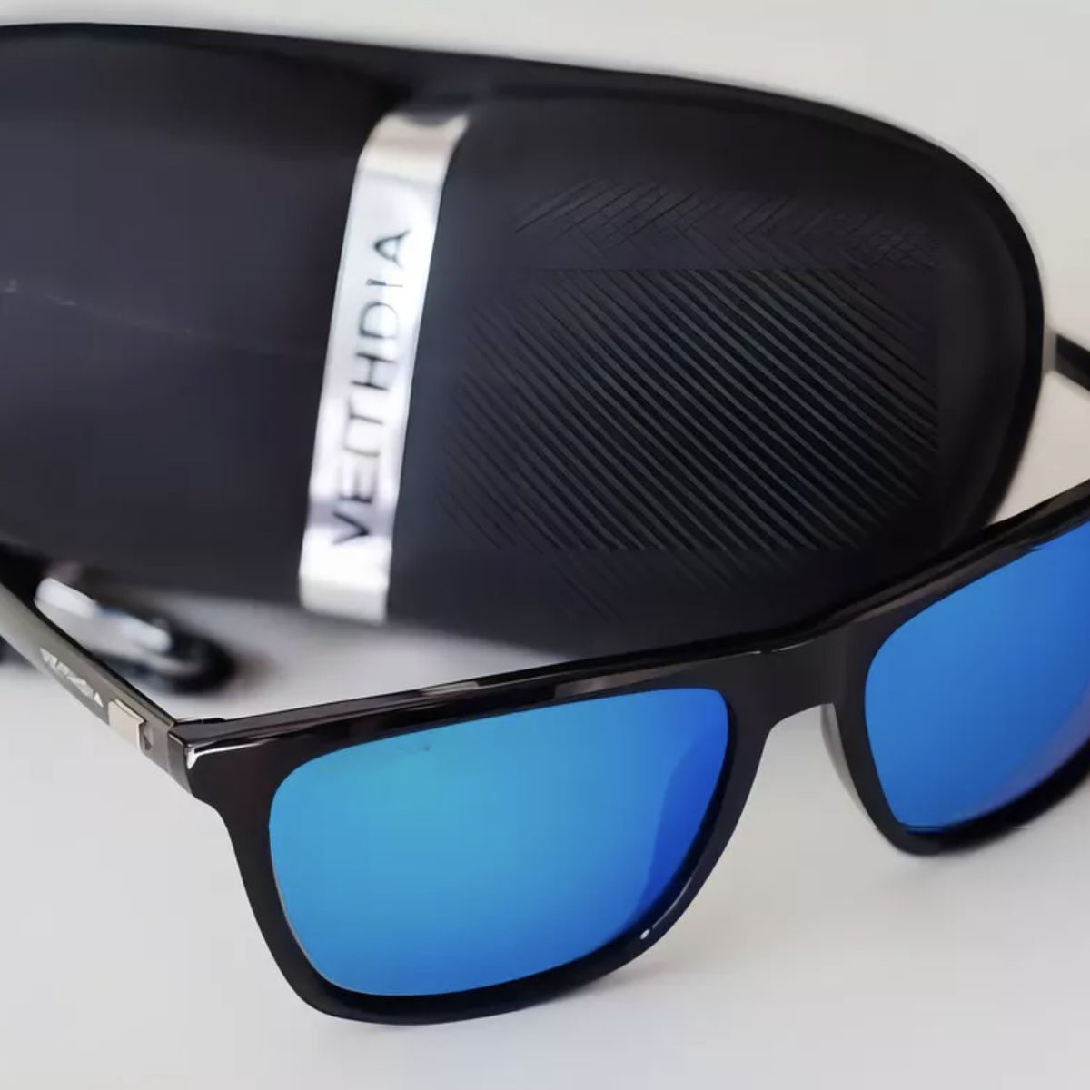 GENERICO - Anteojos De Sol Polarizados Veithdia 6108 Cristal Azul