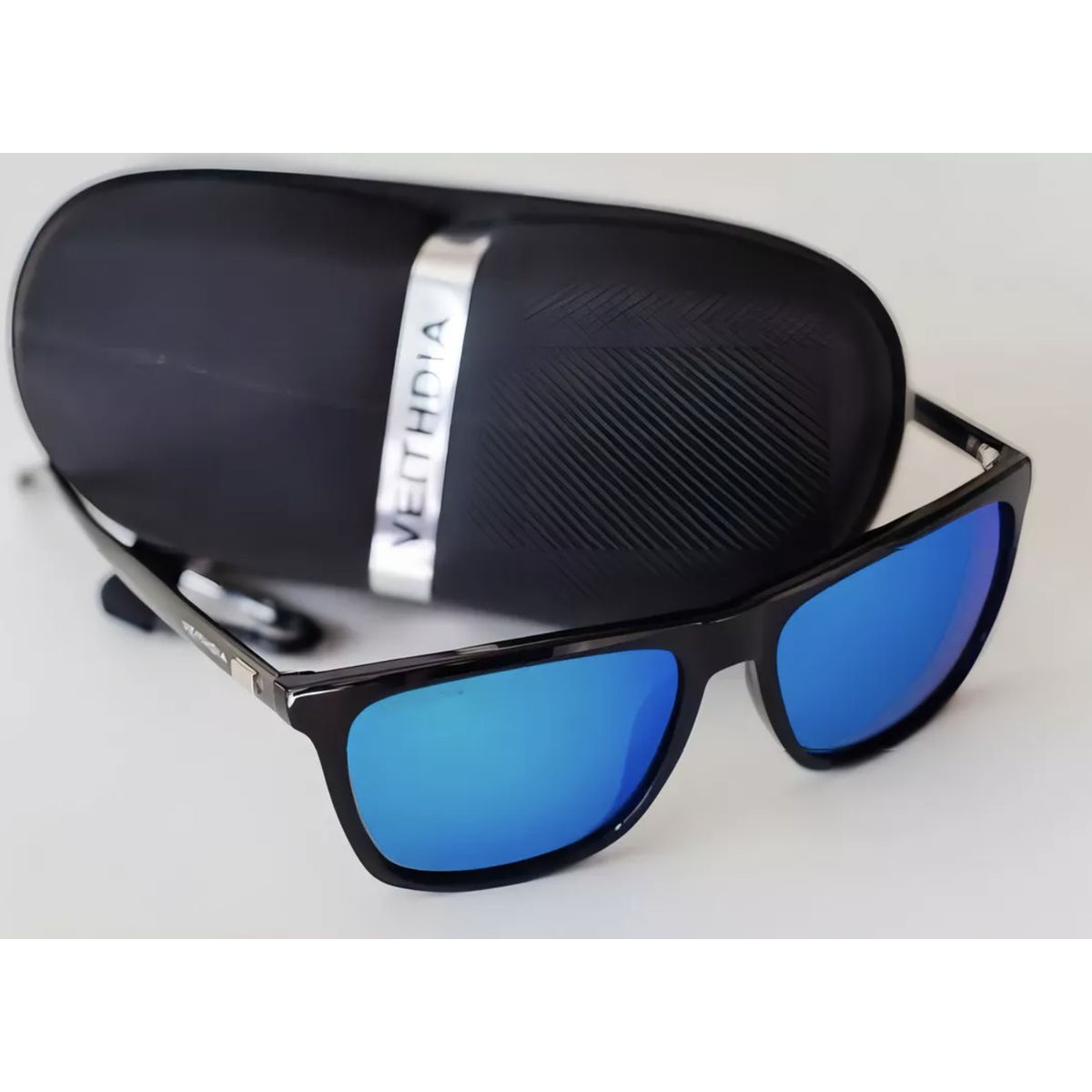 GENERICO - Anteojos De Sol Polarizados Veithdia 6108 Cristal Azul