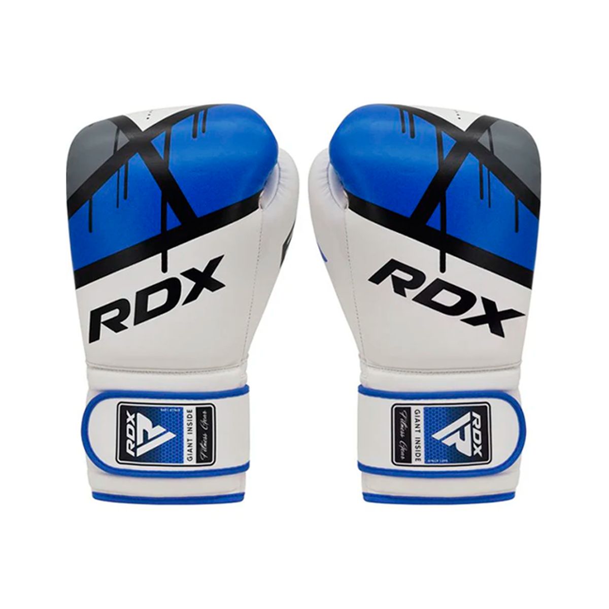 RDX - Guantes de Boxeo F7 Ergo Azul -12 Onz - BGR-F7U