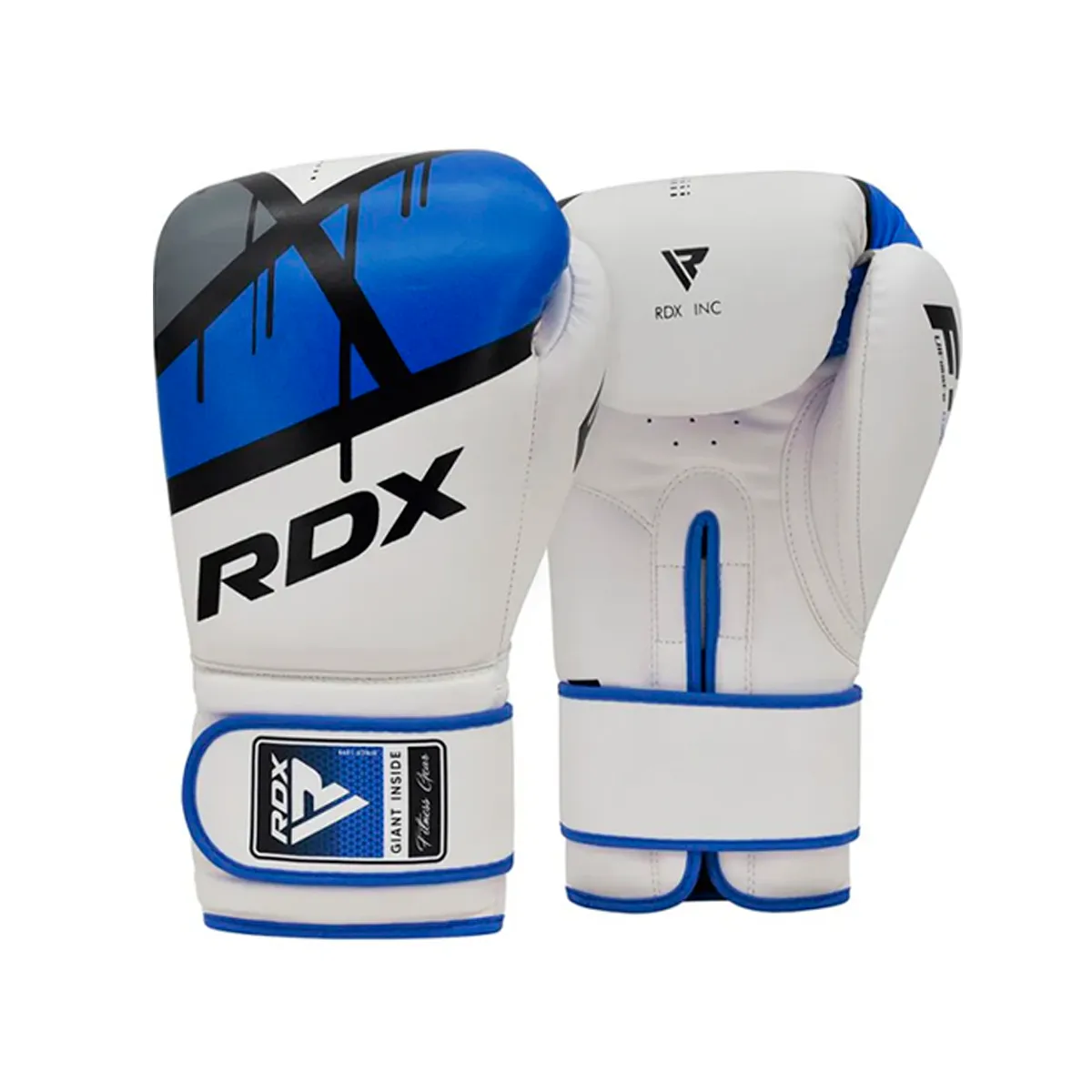 RDX - Guantes de Boxeo F7 Ergo Azul -12 Onz - BGR-F7U