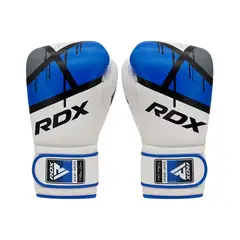 RDX - Guantes de Boxeo F7 Ergo Azul -14 Onz - BGR-F7U