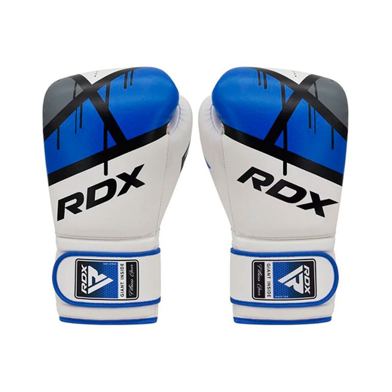 RDX - Guantes de Boxeo F7 Ergo Azul -16 Onz - BGR-F7U