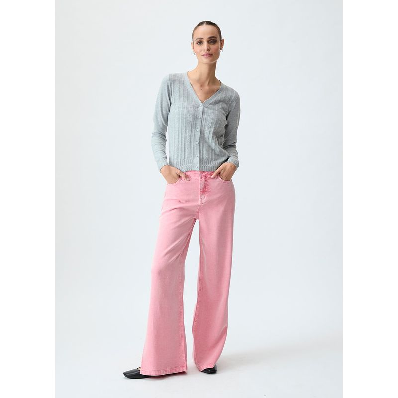 IO - Cardigan Gris Mujer Io