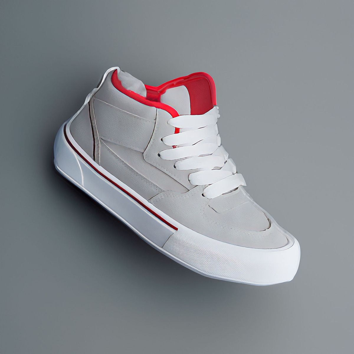 PAND G - Zapatillas Juvenil Unisex Gris Urbano Skate Caña Alta 35 al 40 - 7630