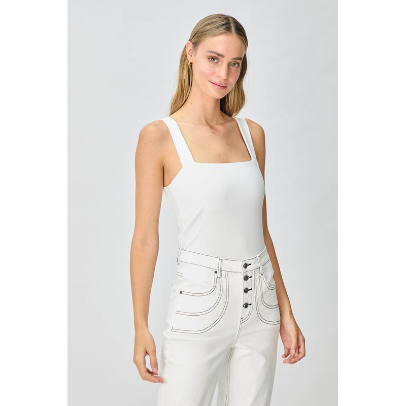 IO - Polera Sin Mangas Crudo Mujer Io