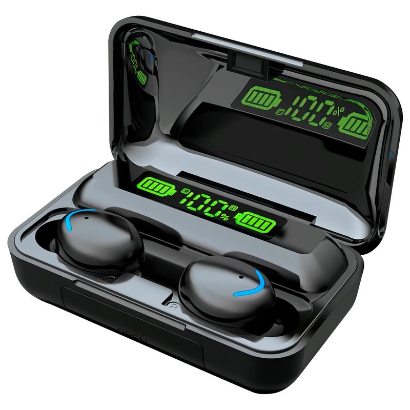 KOLKE - Audífonos TWS Kolke Inalámbricos Control Touch Display Led - Negro