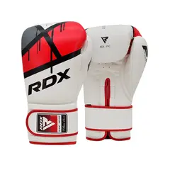 RDX - Guantes de Boxeo F7 Ergo Rojo -14 Onz - BGR-F7R