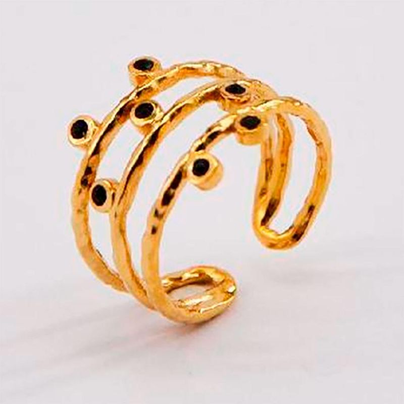 19V69 ITALIA - Anillo  19v69 Dorado Mujer STR168 - Multicolor