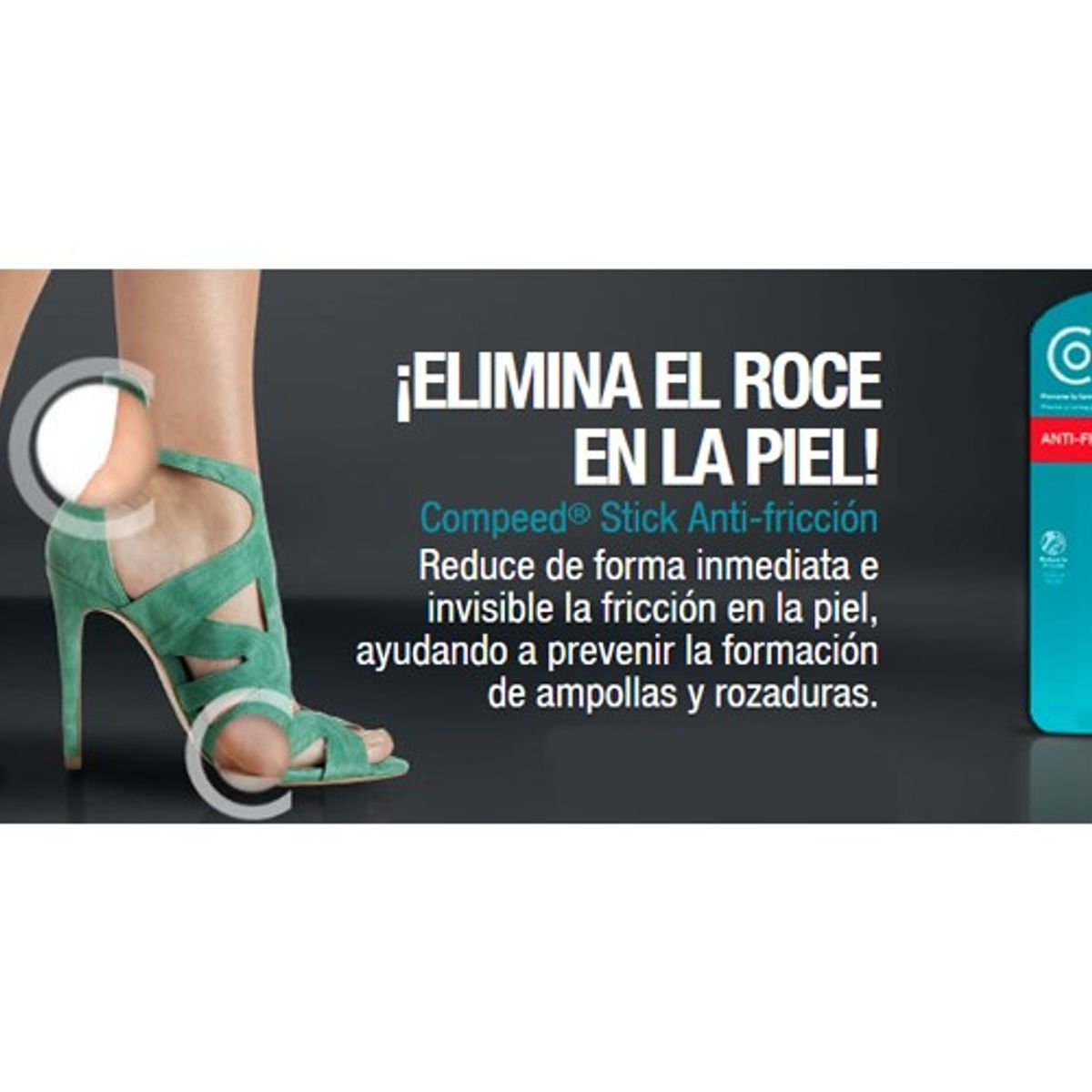 GENERICO - Compeed Stick Anti-friccion En Pies Ampollas Y Rozaduras 8ml