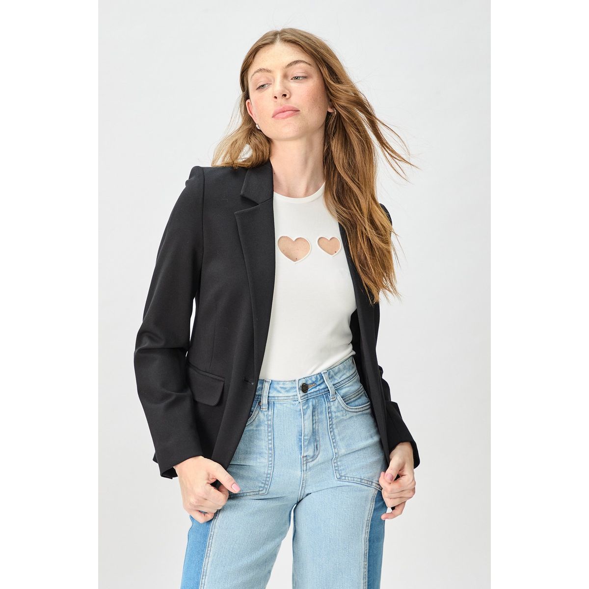 IO - Blazer Negro Mujer Io