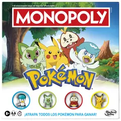 HASBRO - Juego de Mesa Monopoly Edición Pokémon