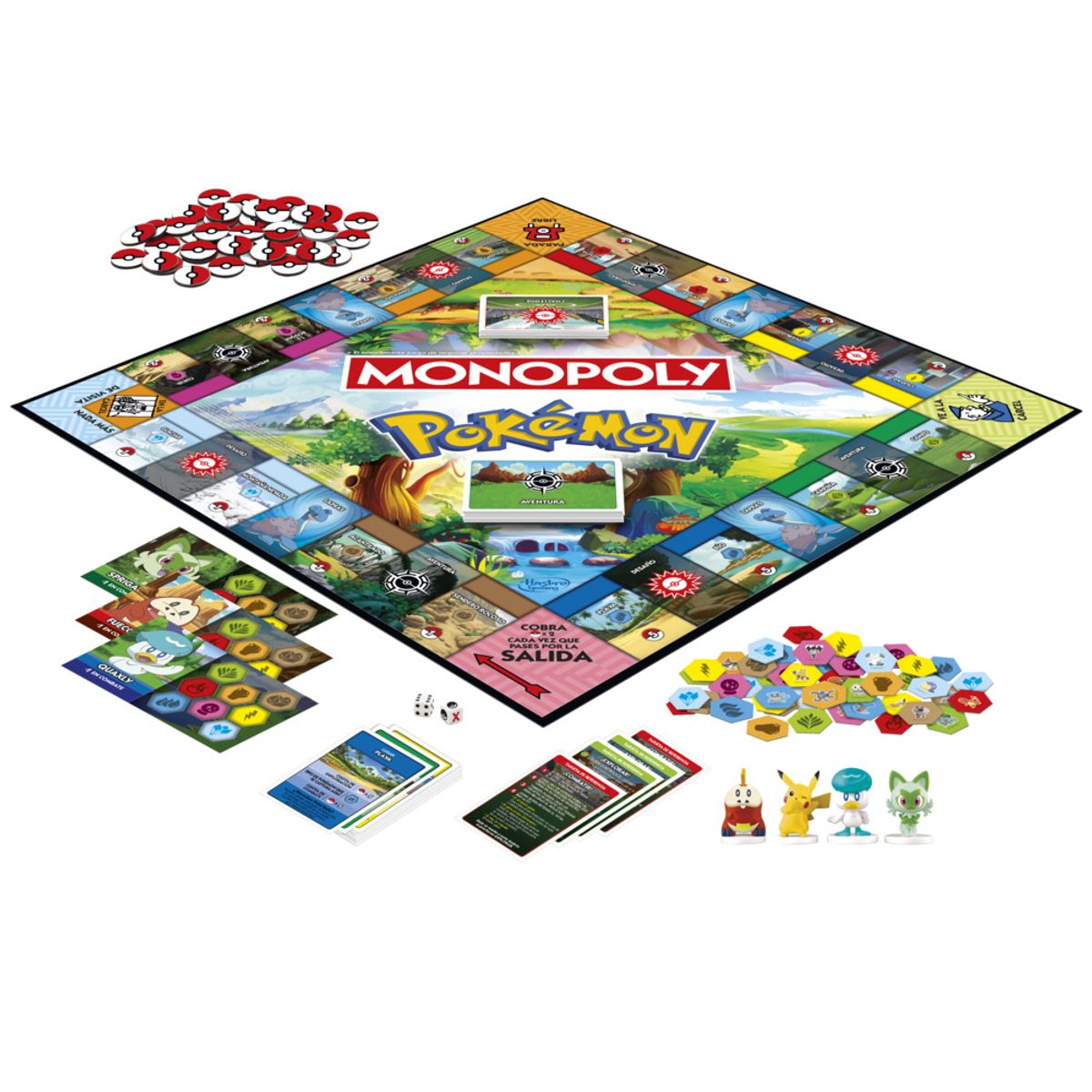 HASBRO - Juego de Mesa Monopoly Edición Pokémon