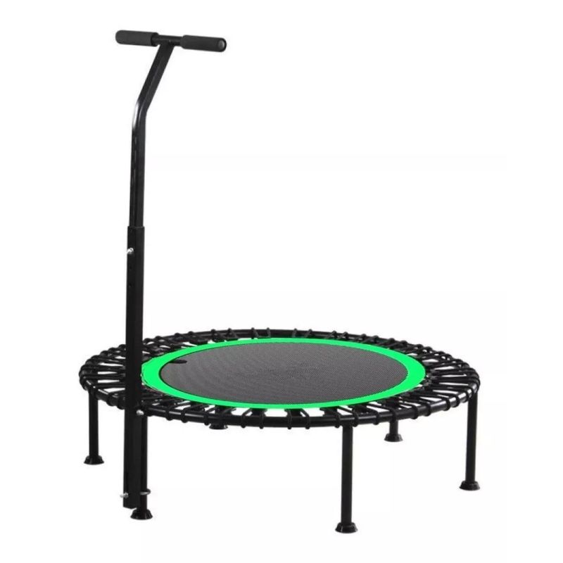 MUNDO MAGIA - Trampolin Fitness Redondo Con Mango 100cm Verde