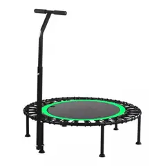 MUNDO MAGIA - Trampolin Fitness Redondo Con Mango 100cm Verde