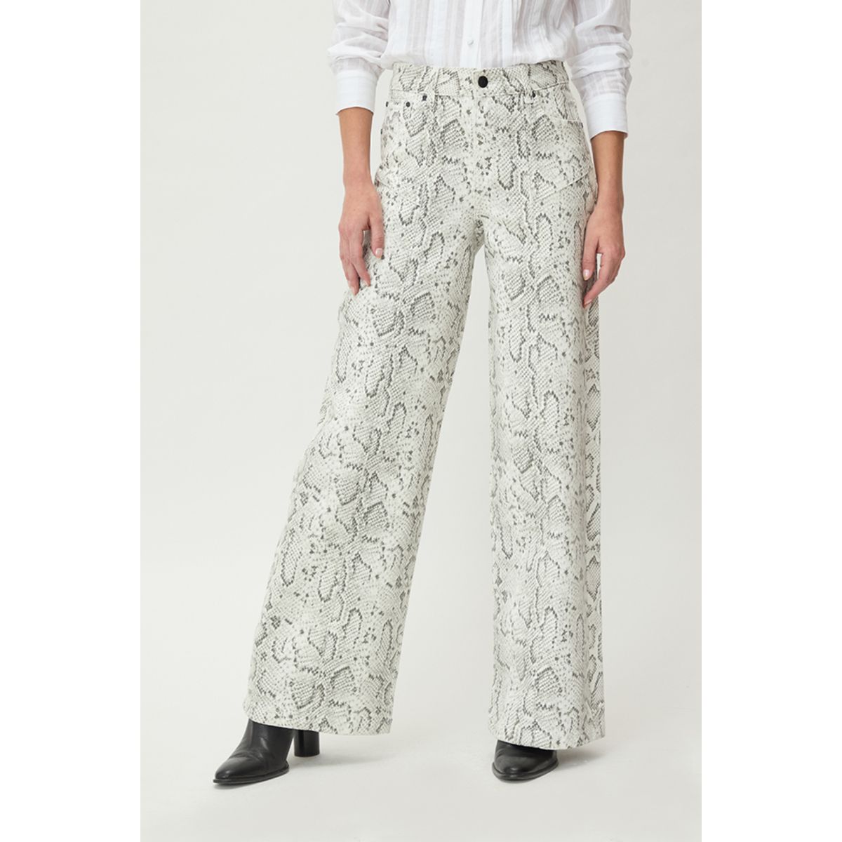 IO - Jeans Wide Crudo Mujer Io