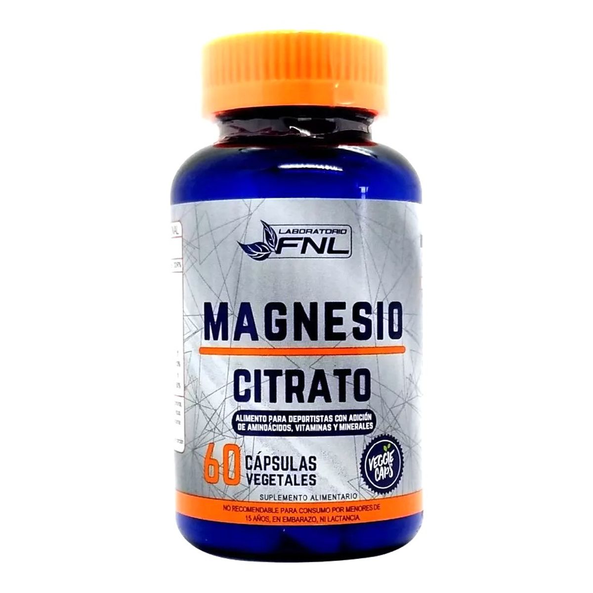 FNL - Citrato De Magnesio 60 caps Vegetales 750mg - Fnl