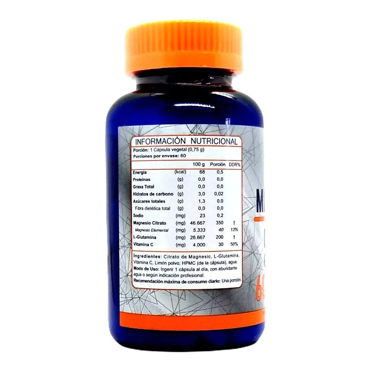 FNL - Citrato De Magnesio 60 caps Vegetales 750mg - Fnl