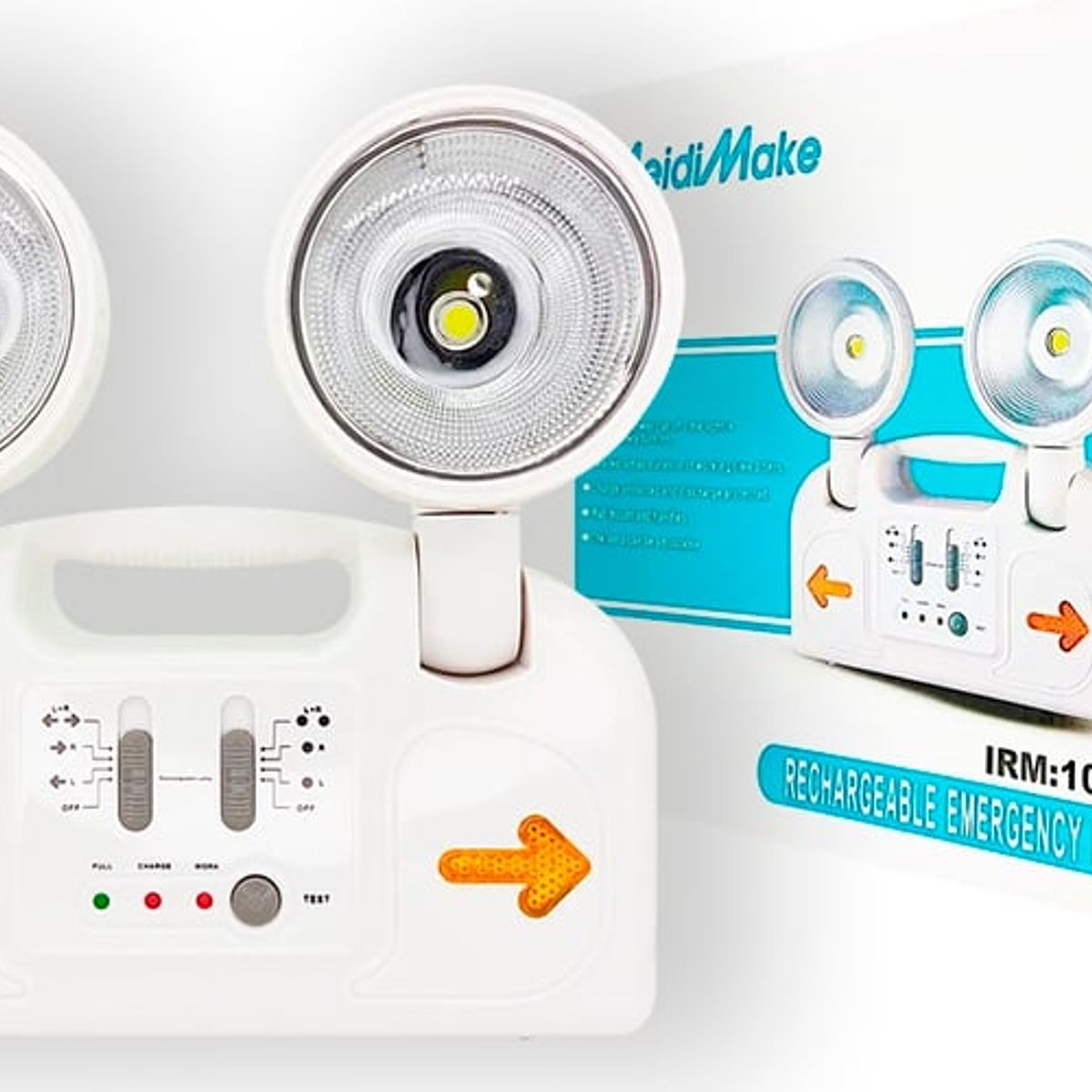 GENERICO - Lámpara De Emergencia Encendido Automatico Ajustable