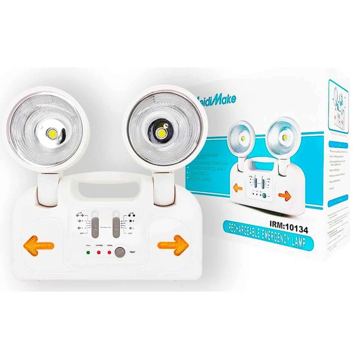 GENERICO - Lámpara De Emergencia Encendido Automatico Ajustable