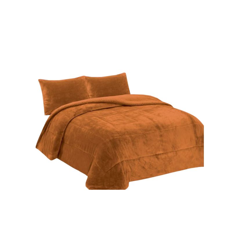 GENERICO - Cobertor Plush Liso Invierno Super King Chiporro 270x250cm