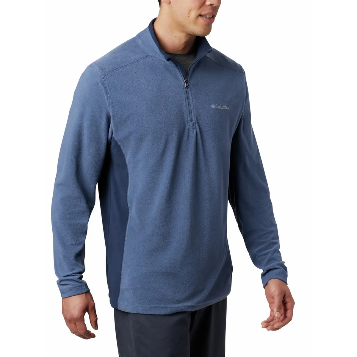 COLUMBIA - Polar Hombre Klamath Range Half Azul COLUMBIA