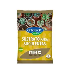 ANASAC - Sustrato para Suculentas 6L listo para usar