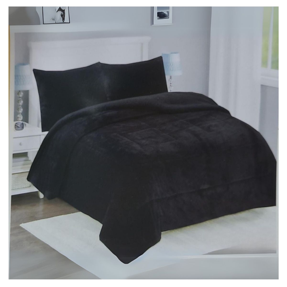 GENERICO - Cobertor Plush Liso Invierno Super King Chiporro 270x250cm