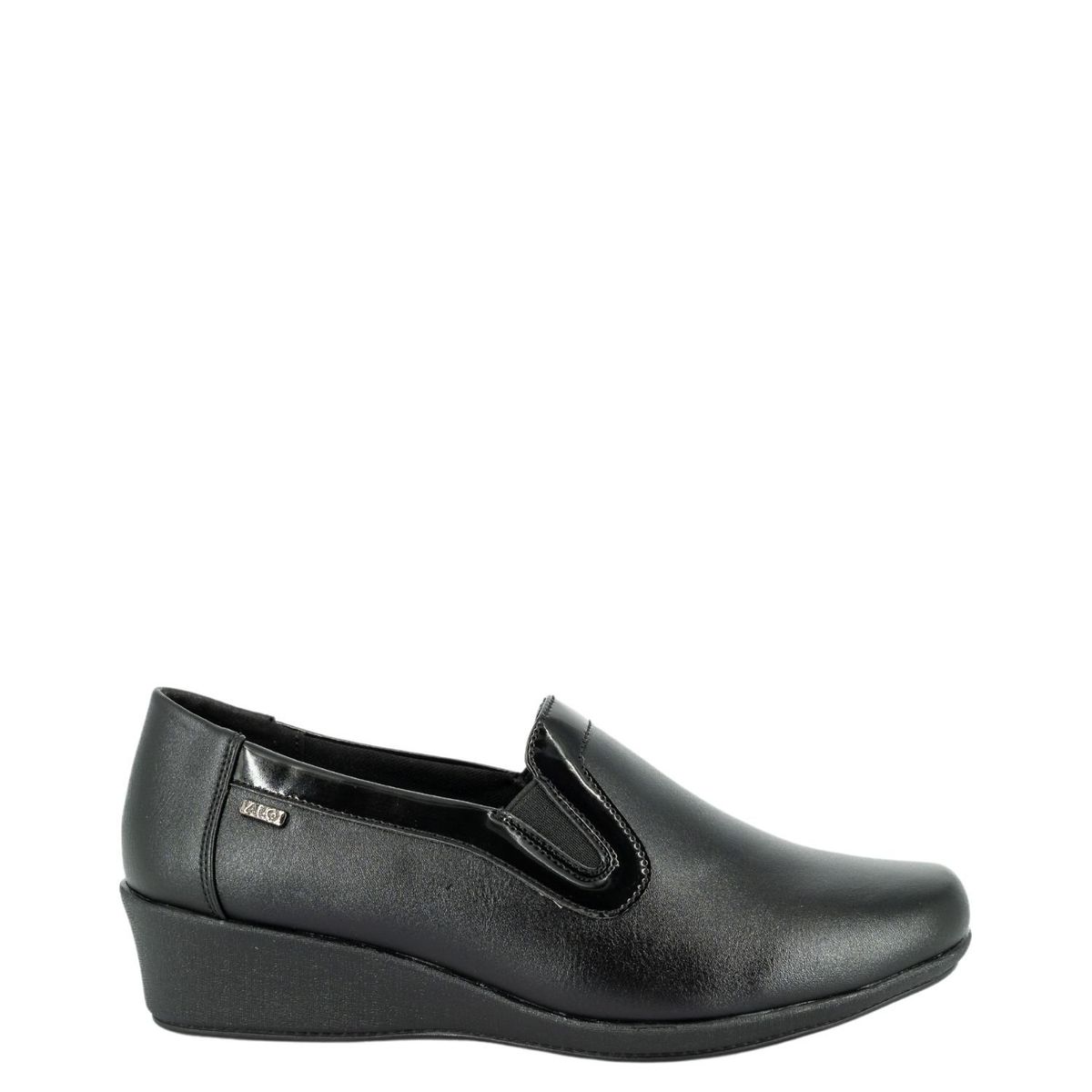 ALQUIMIA - Mocasin Mujer Negro Nora Alquimia